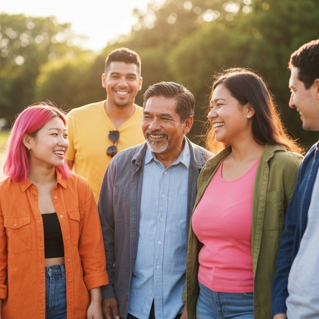 Diverse clients seeking nutritional guidance